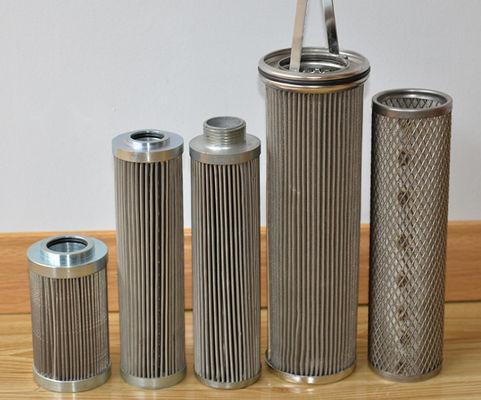 3 Micron Folding 0.8mm Aperture Wire Mesh Filter Element